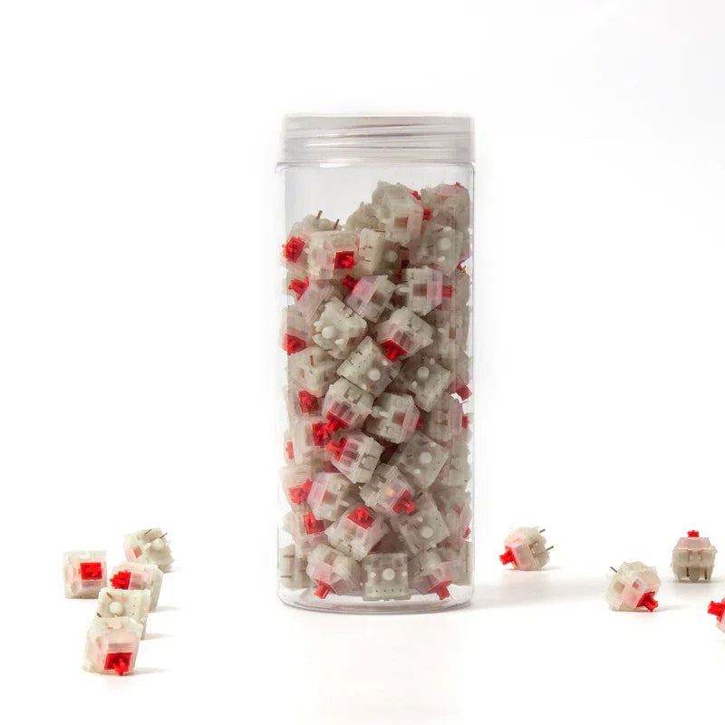 Gateron Milky Pro Lineal Switches 5 Pines x10u