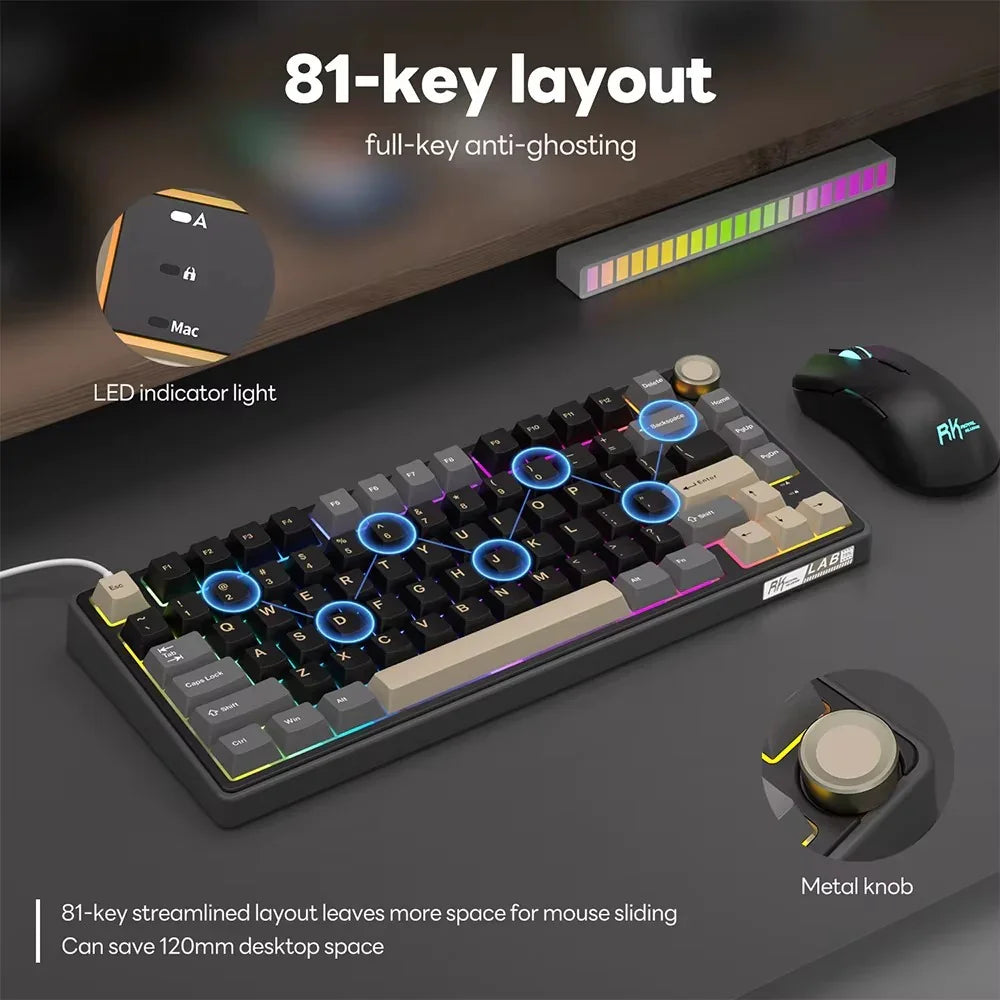 Teclado Royal Kludge RK75 Phantom