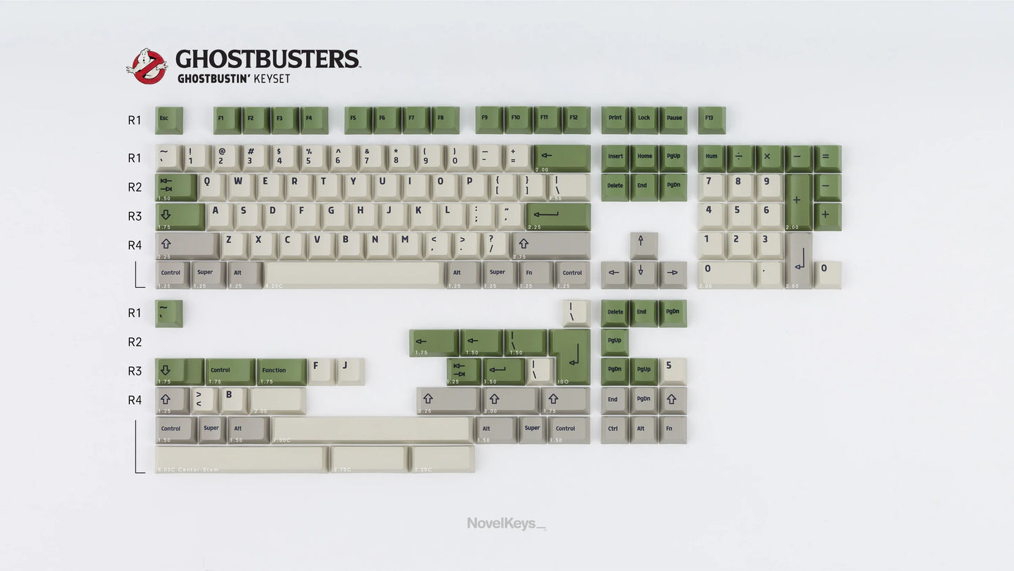 GHOSTBUSTIN' - Cherry PBT Dyesub Keycaps