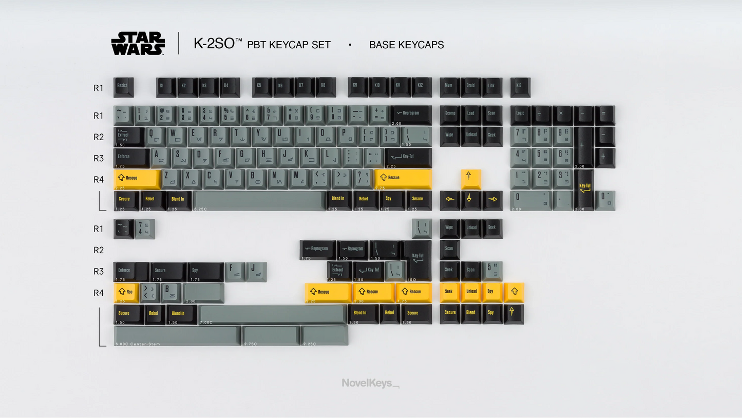 K-2SO™ - Cherry PBT Dyesub Keycaps