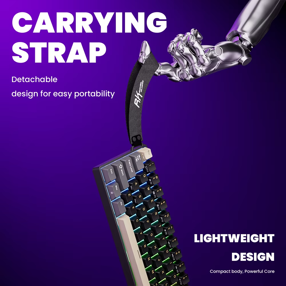 Teclado Mecánico Magnético ROYAL KLUDGE RK68 HE Spanish Phantom