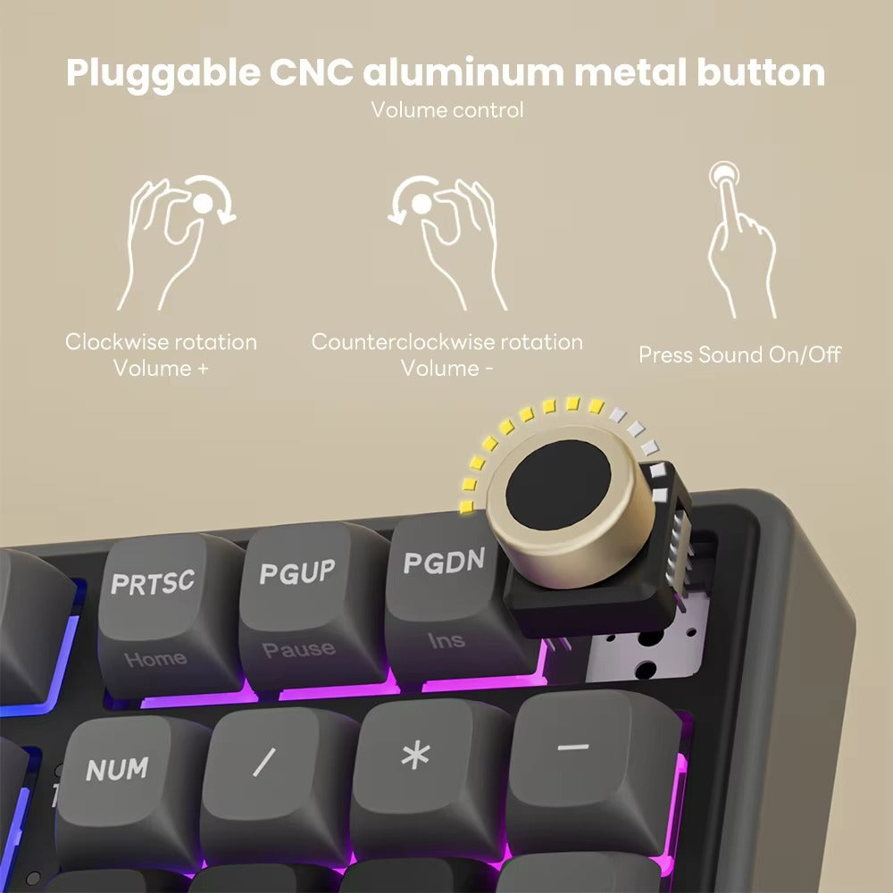 Teclado Royal Kludge RK-R98 Pro Phantom