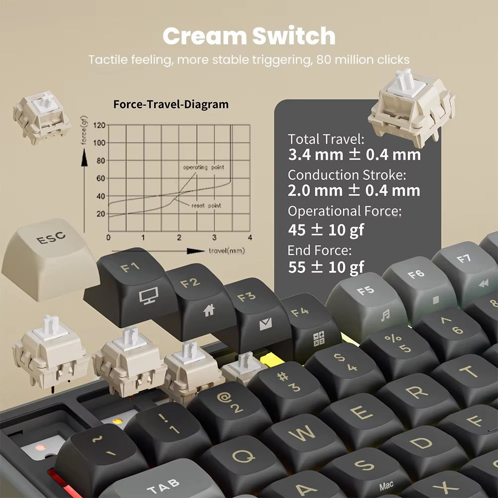 Teclado Royal Kludge RK-R98 Pro Phantom