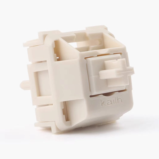 Switches NovelKeys x Kailh Cream Lineales 55g 5 Pines – Pack x10