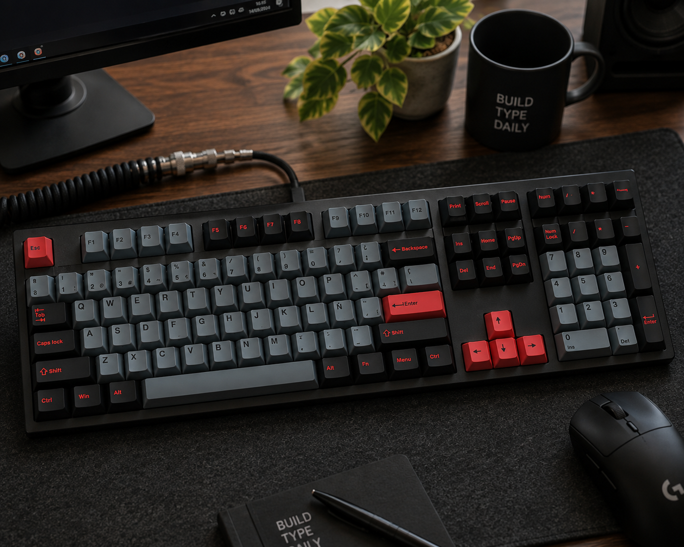 Keycaps 8008 PBT Dye-Sub Perfil Cherry Español – 143 Teclas