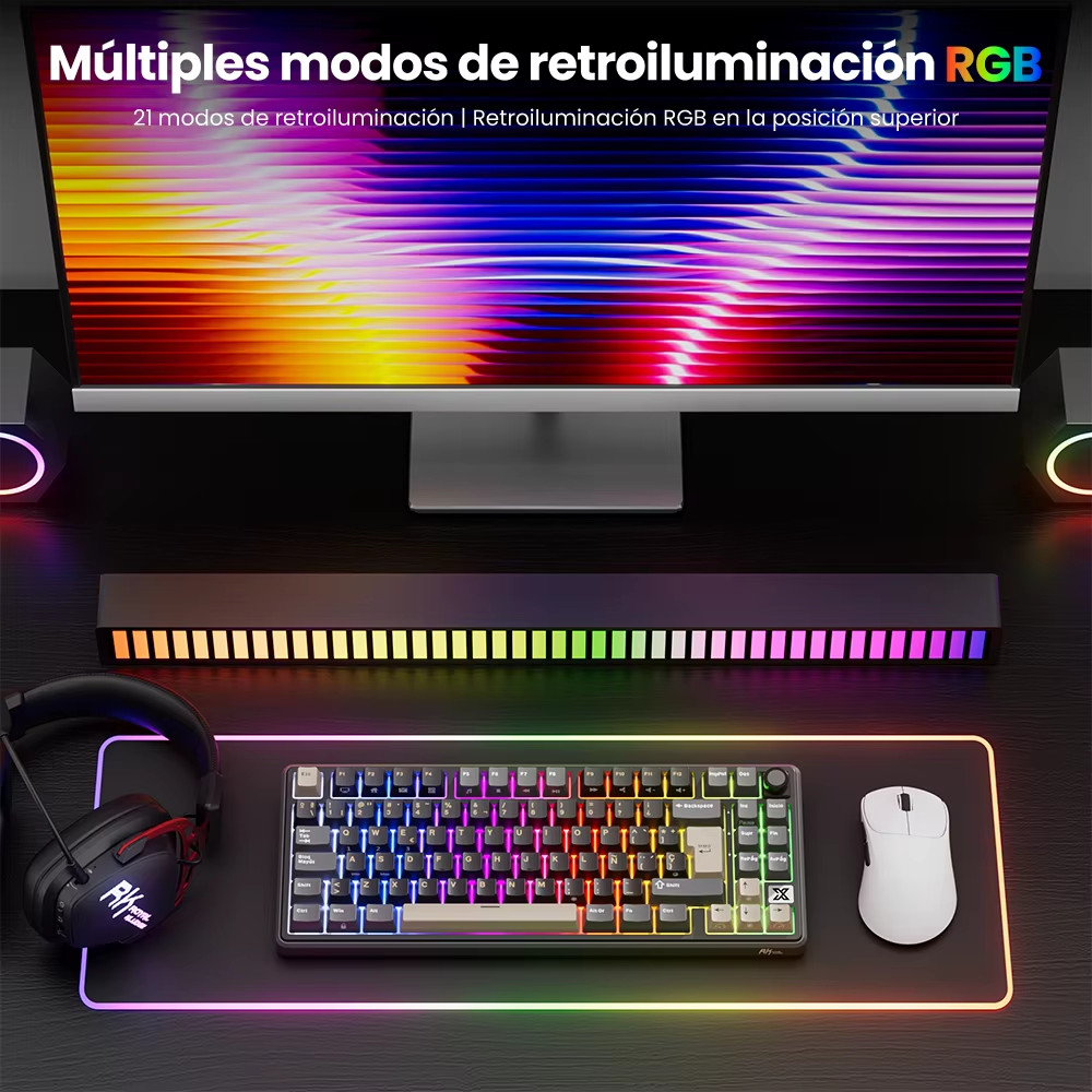 Teclado Royal Kludge RK X87 Phantom